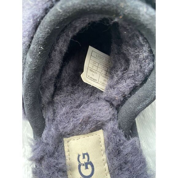 UGG® Women’s Fluffette slippers Navy Sz 6 US - Picture 4 of 10